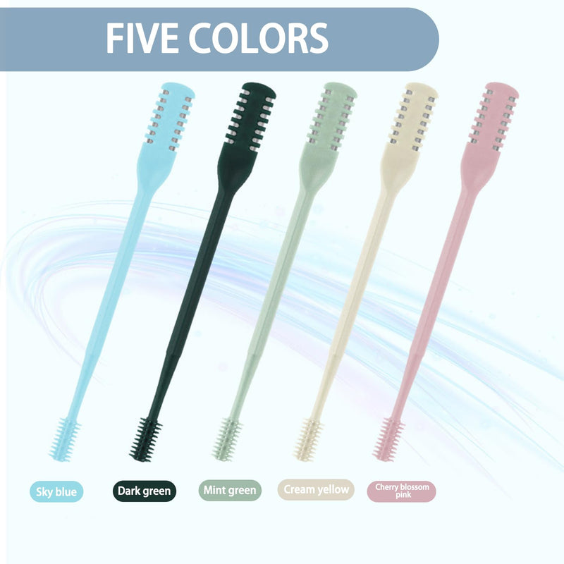 [Australia] - Viechoes nasalizer, double-sided nose hair knife, 5 pieces 2-in-1 nasal hair cutter, nostril hair remover tool, portable nose hair trimmer, nose hair trimmer blade for men and women 5 