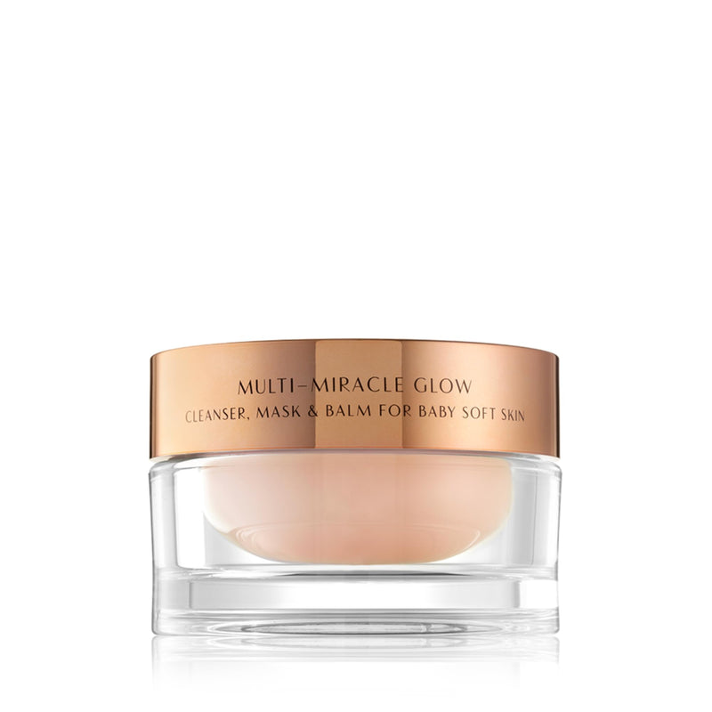 Charlotte Tilbury Multi-Miracle Glow - Cleanser, Overnight Mask & Face Balm for Baby Soft Skin - Enriched with Vitamin C, E & A to Transform Tired, Dull-Looking Skin 3.3 Fl Oz (Pack of 1)
