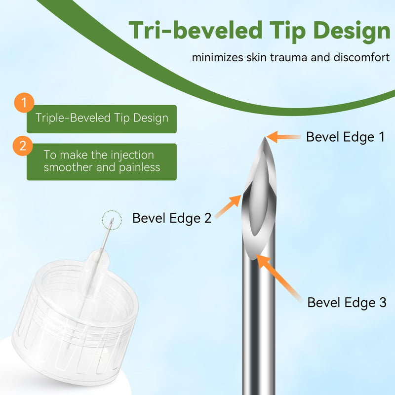 [Australia] - Insulin Pen Needle 31G 6 mm (1/4‚Äù), 100 Count, Universal Fit Compatible with Most Pen Injector Device, Ultra-Thin for Comfortable Insulin Injection 