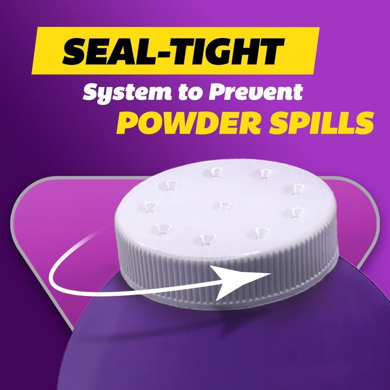 SILKA Odor Fighting Foot Powder & Shoe Deodorizer, 6 Oz, 2 Pk | Corn Starch Powder, Talc & Cooling Beads, for Long Lasting Freshness Feeling, Helps Absorbs Sweat & Excess Moisture