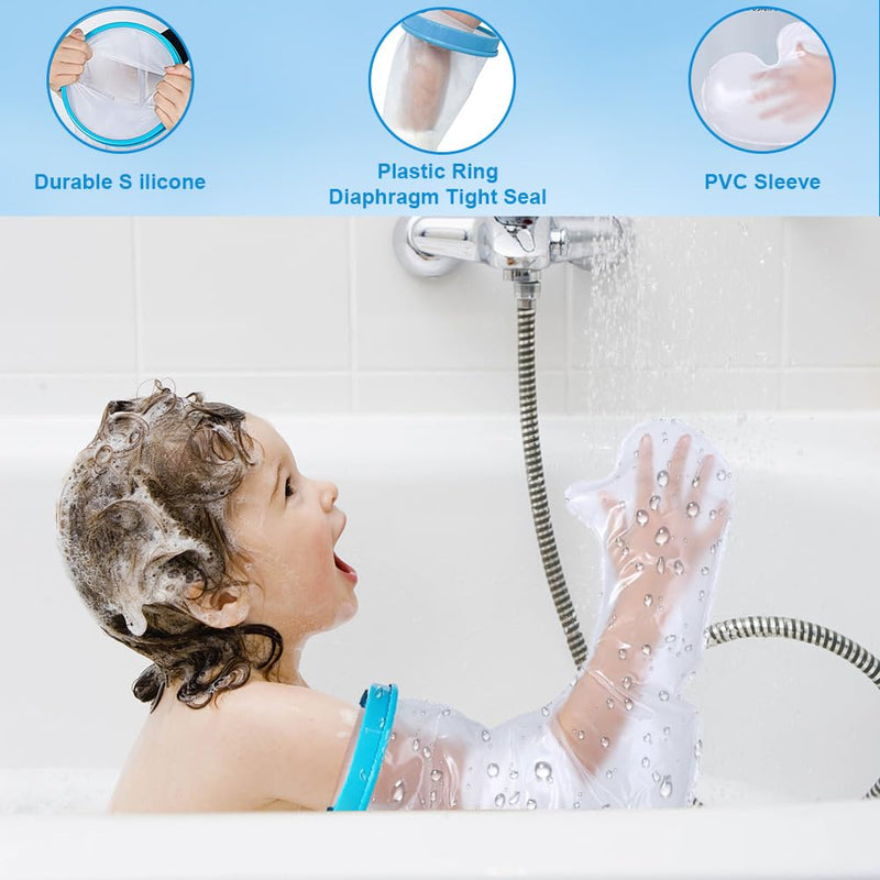 [Australia] - Waterproof plaster protection arm children, arm cast protection to keep wounds dry, arm protector cover, bandage protection arm shower protection for bathing shower, for broken arms, wrists, hands 
