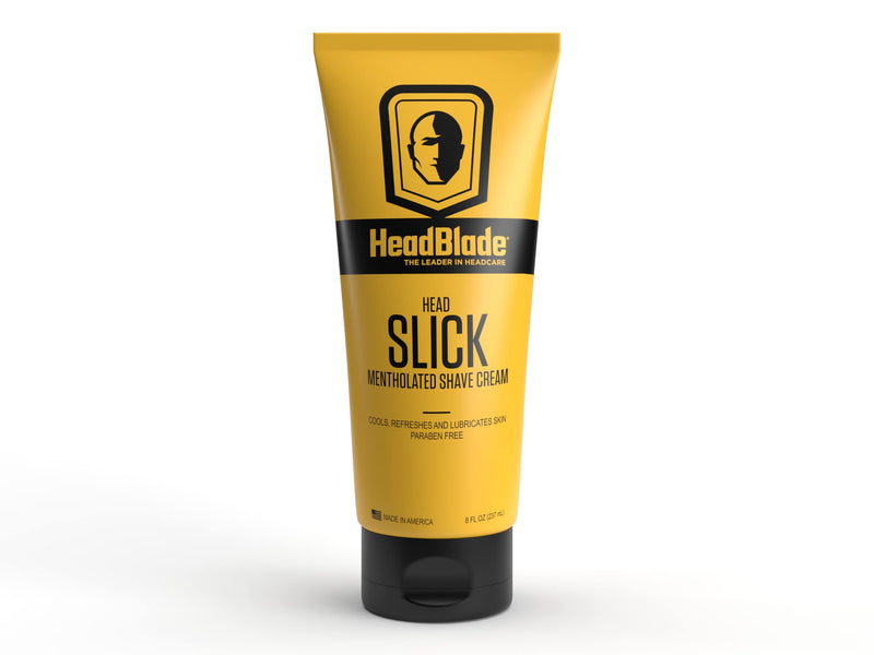 [Australia] - ATX Men's Head Shaving Basics Bundle with 8oz HeadSlick Cream, Razor, Blade Refills - Close Shave Kit with An Easier and Faster Shave 8 Ounce 