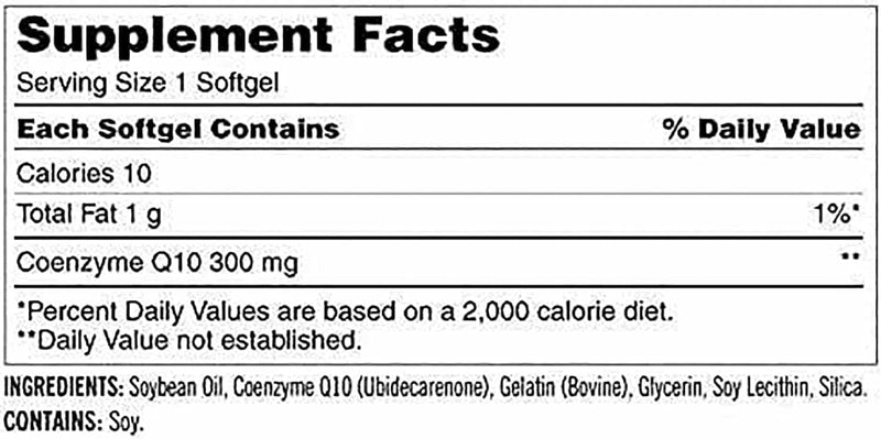 [Australia] - Kirkland Signature CoQ10 300mg 100 Softgels 100 Count (Pack of 1) 