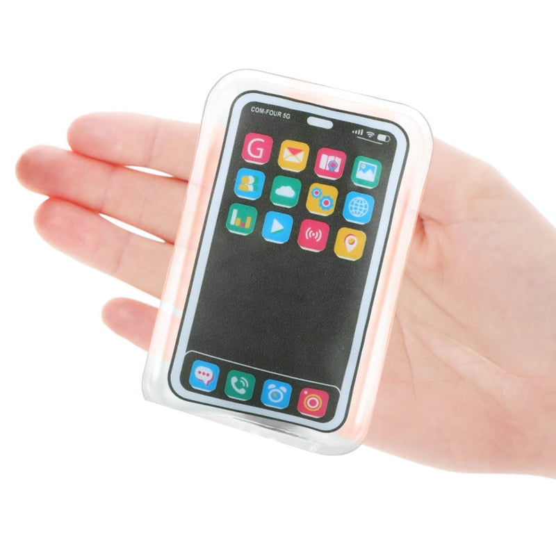 [Australia] - com-four® 4x reusable pocket warmers - hand warmers in cell phone design - heat pad for cold days and for on the go - heat bend cushion smartphone 