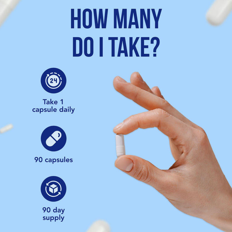 SAM-E Supplement 500mg | Easy Absorption S-Adenosyl-L-Methionine SAM-e 500mg for Bone and Mood Support Supplement | Made in The USA Non-GMO and Gluten Free (90 Day Supply)