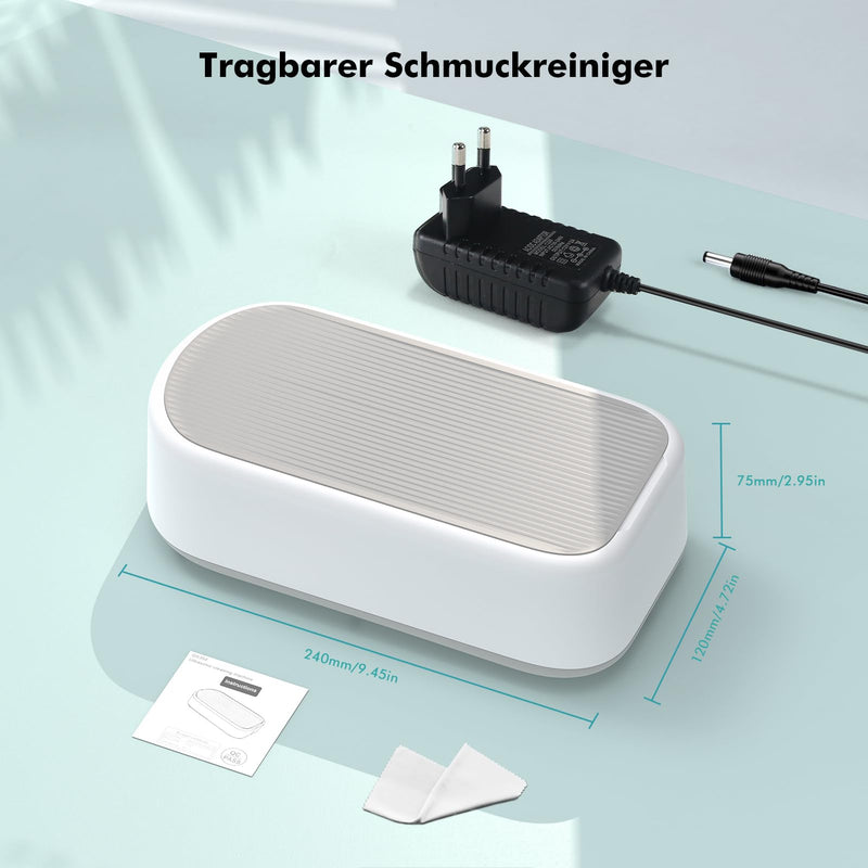 [Australia] - ETENTOUS ultrasonic cleaning device 48KHZ ultrasonic cleaning device glasses 640ml Ultrasonic Cleaner 40W jewelry cleaner ultrasonic glasses cleaner ultrasonic device for jewelry dentures 