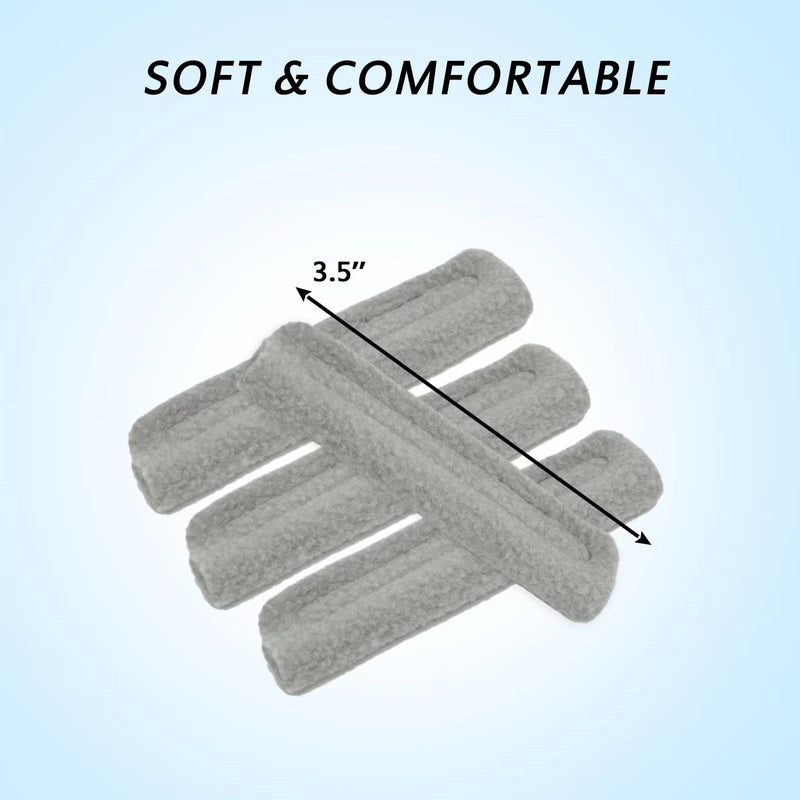 [Australia] - 24Pcs Nasal Cannula Ear Cushions, Oxygen Comfort Ear Pads, Oxygen Tubing Cover for Oxygen Users, Oxygen Supplies & Accessories Cannula to Help Relieve Ear Pain And Prevent Cheek Indentation Discomfort 24 Gray 