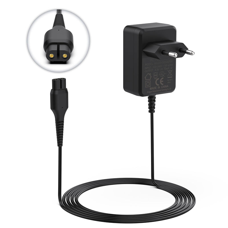 [Australia] - One Blade charging cable 4.3V charger for Philips OneBlade QP2520 QP2570 QP2620 MG3730 MG3720 MG5720 MG5730 BT3208 BT3206 A00390 shaver power supply cable 