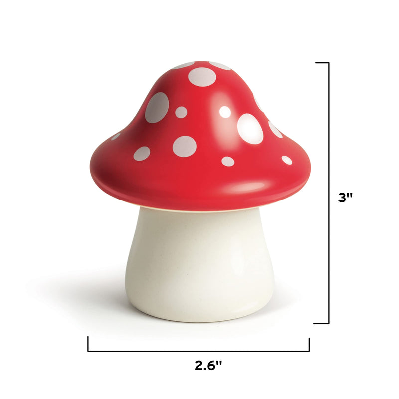 [Australia] - Genuine Fred MERRY MUSHROOM, Decorative Ceramic Match Striker and Storage 