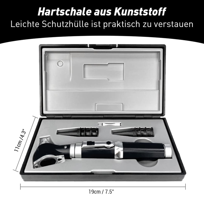 [Australia] - SCIAN Otoscope with Light, Ear Infection Detector and Pocket Ear Scope, Black 
