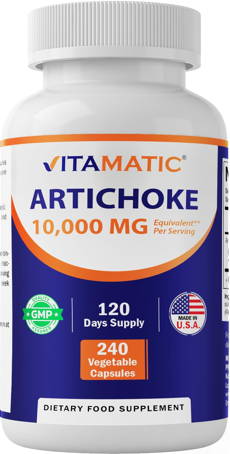 Vitamatic Arjuna 10:1 Extract 250mg + Hawthron 10:1 Extract 250 mg - 120 Vegetable Capsules - Made in The USA - Non-GMO & Gluten Free
