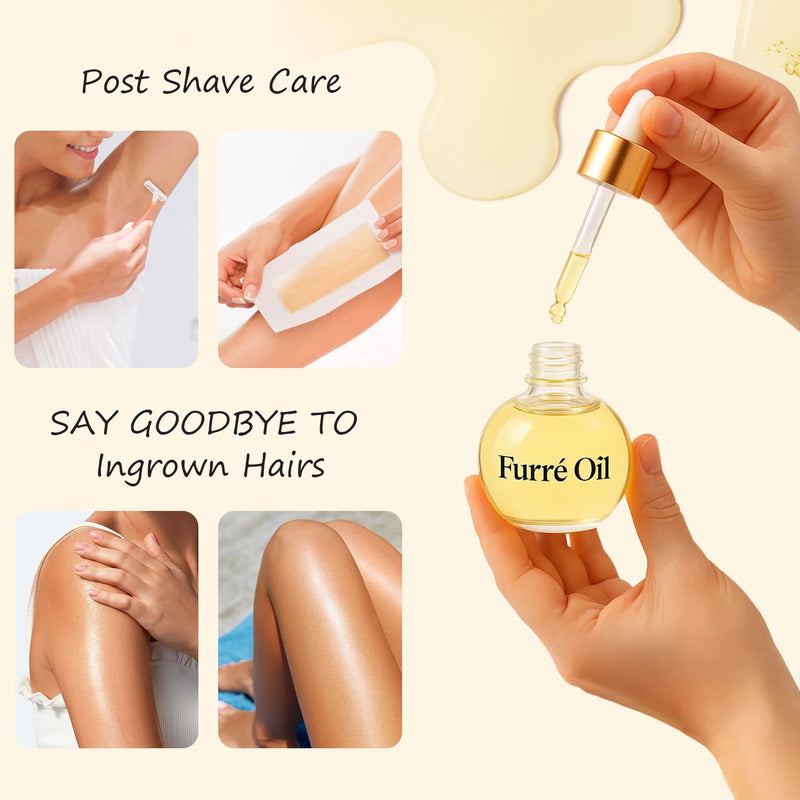 [Australia] - Furré After Shave Oil Ingrown Hair Treatment Razor Bumps Treatment for Woman & Man | Hydrating & Soothing for Bikini Line, Legs and Underarms with DEFENSIL®, Jojoba 1.01 fl.oz. 1.01 Fl Oz (Pack of 1) 