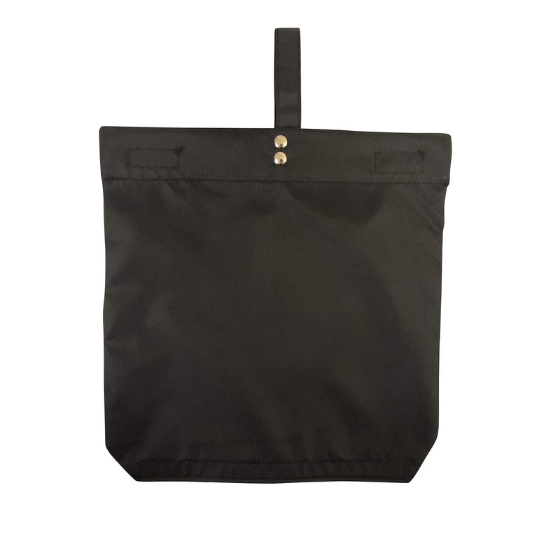 [Australia] - Inspired Comforts Urine Catheter Bag Cover with Snap on Pipe Cover & Hanging Strap | Easy Access | Secure & Discreet | Men & Women | 2000ml | Black 