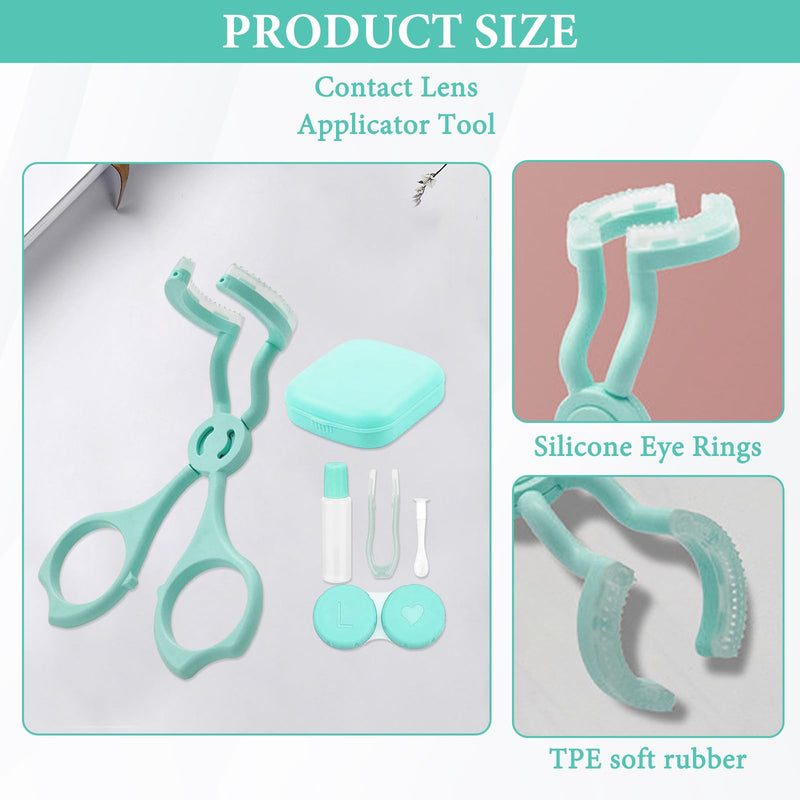 [Australia] - Contact lens insertion aid Contact lens insertion aid Contact lens accessories A help for beginners Very nearsighted women and women with long nails for wearing contact lenses 