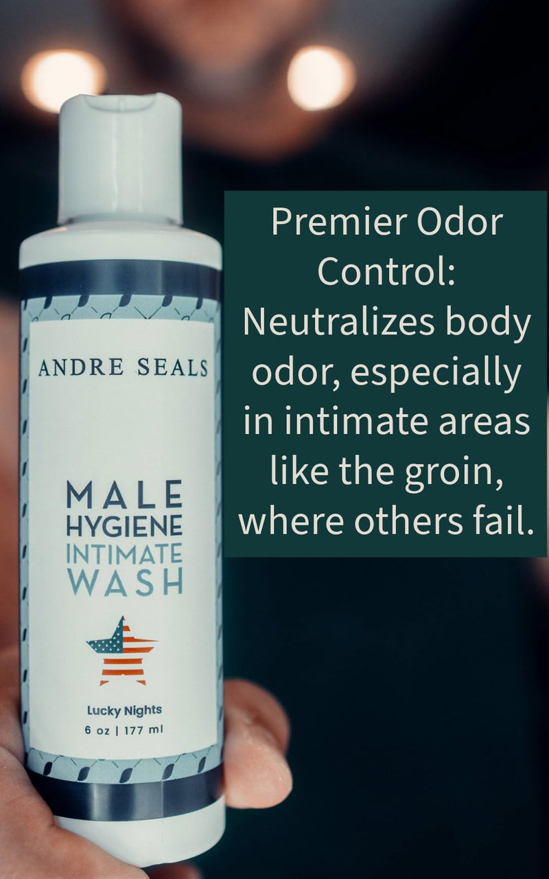 [Australia] - Intimate Wash for Men, Lucky Nights Scent – Refreshing Genital Care & Odor Control, Ball Wash For Men, Ensures Day-Long Freshness, I Rich Lather Formula | Men's Hygiene 