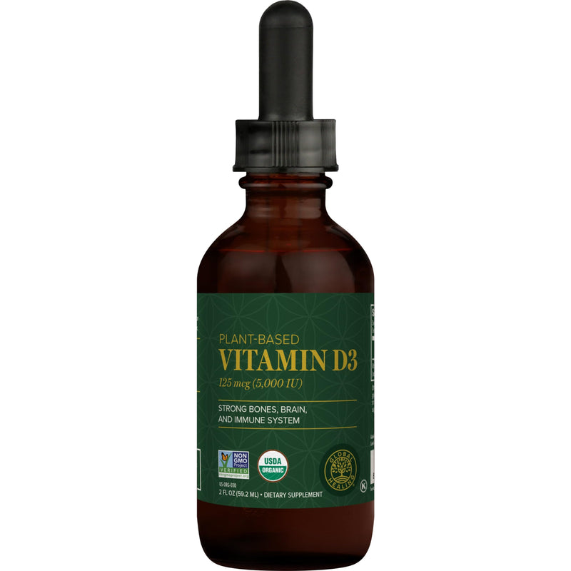 Global Healing Center - Vitamin D3 5000IU & Quercetin 250mg - Supports Bones and Immune System, Respiratory Health
