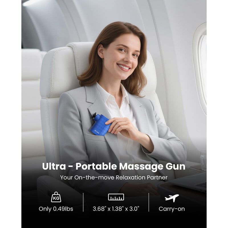 [Australia] - BOB AND BRAD P5 Mini Massage Gun, Pocket-Size Massager for Travel, Ultra-Small Portable Massage Gun for Back & Shoulder Daily Comfort, FSA Quiet Massager HSA Eligible, Gift for Family, Only 0.49 lb 