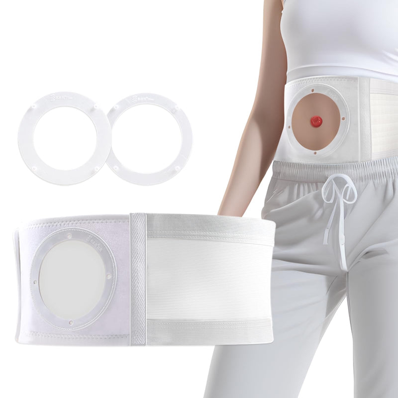 [Australia] - Adjustable Ostomy Support Belt for Men & Women, Breathable Abdominal Binder with Multiple Hole Sizes, Elastic Ostomy Bag Stabilizer, Post-Surgery Comfort Girdle, All-Season Fit (X-Large) X-Large 