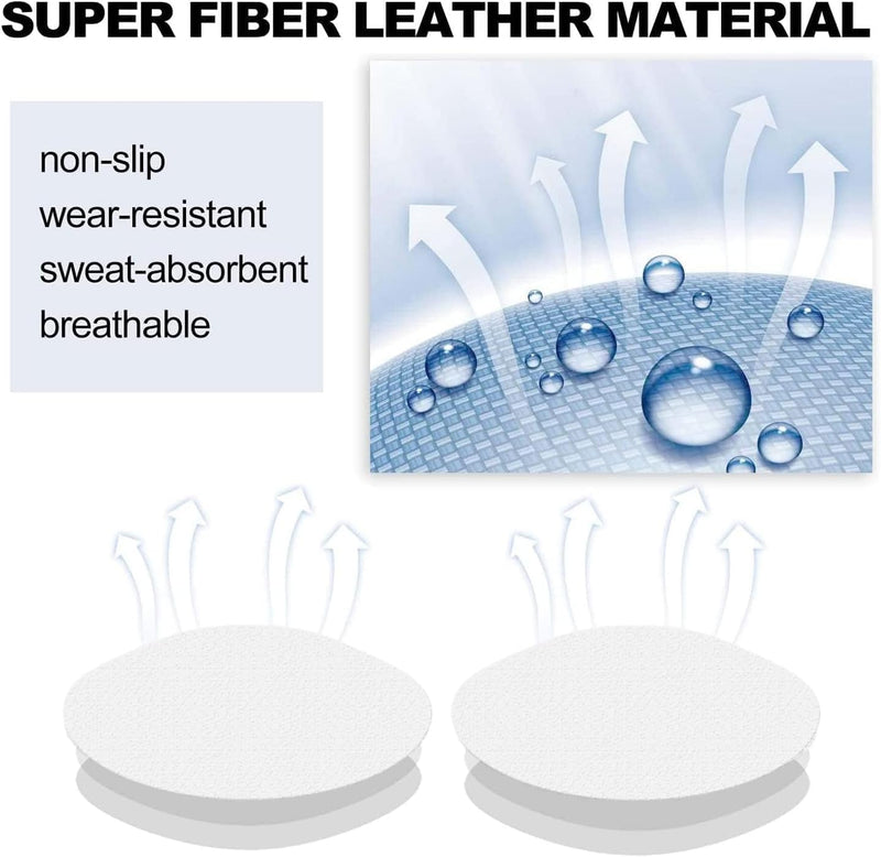 [Australia] - 4 Pairs of Self-Adhesive Sneaker Heel Repair Patch, White Shoe Hole Repair Patch, Hole in Shoe Repair for Leather Shoes, High Heels 8 