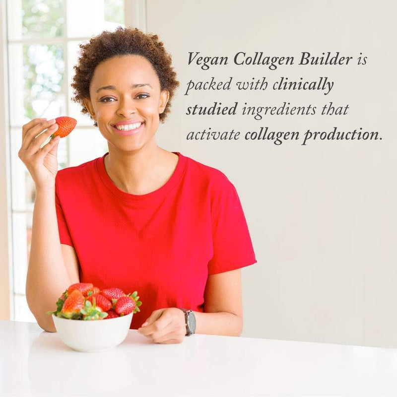 Purity Products Vegan Collagen Builder - Organic Whole Foods Fruits | & Veg, Silica, Lutein, Vitamin C, Biotin, Grape Seed - Amino Acids Glycine, Lysine & Proline Collagen Boosters - 90 Tablets Unflavored 90 Count (Pack of 1)