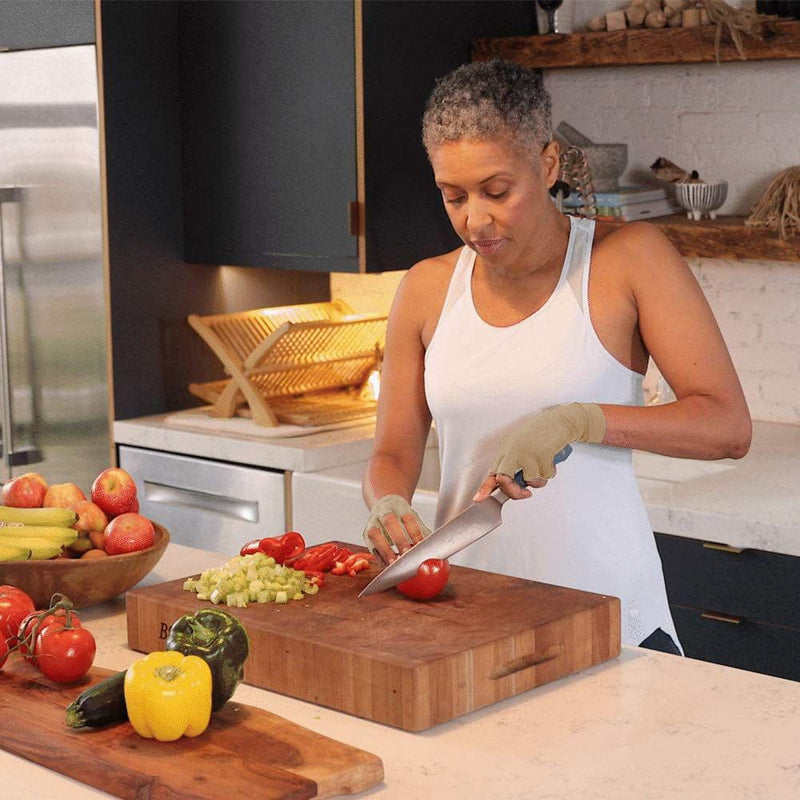 Copper Compression Arthritis Gloves | Fingerless Arthritis Carpal Tunnel Pain Relief for Men & Women | Hand Support Wrist Brace for Neuropathy, Rheumatoid, Tendonitis, Swelling, Crocheting Nude (M) Medium (1 Pair)