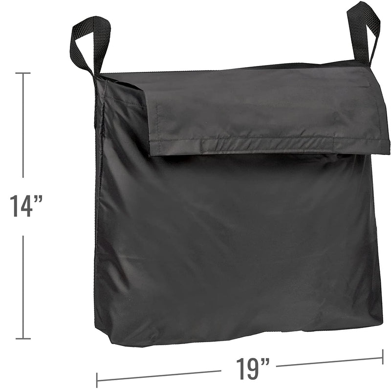 [Australia] - DMI Wheelchair Bag Provides Storage on Wheelchairs and Transport Chairs for Elderly and Disabled, FSA HSA Eligible, Straps for Quick and Easy Install, Black 1 Count (Pack of 1) 