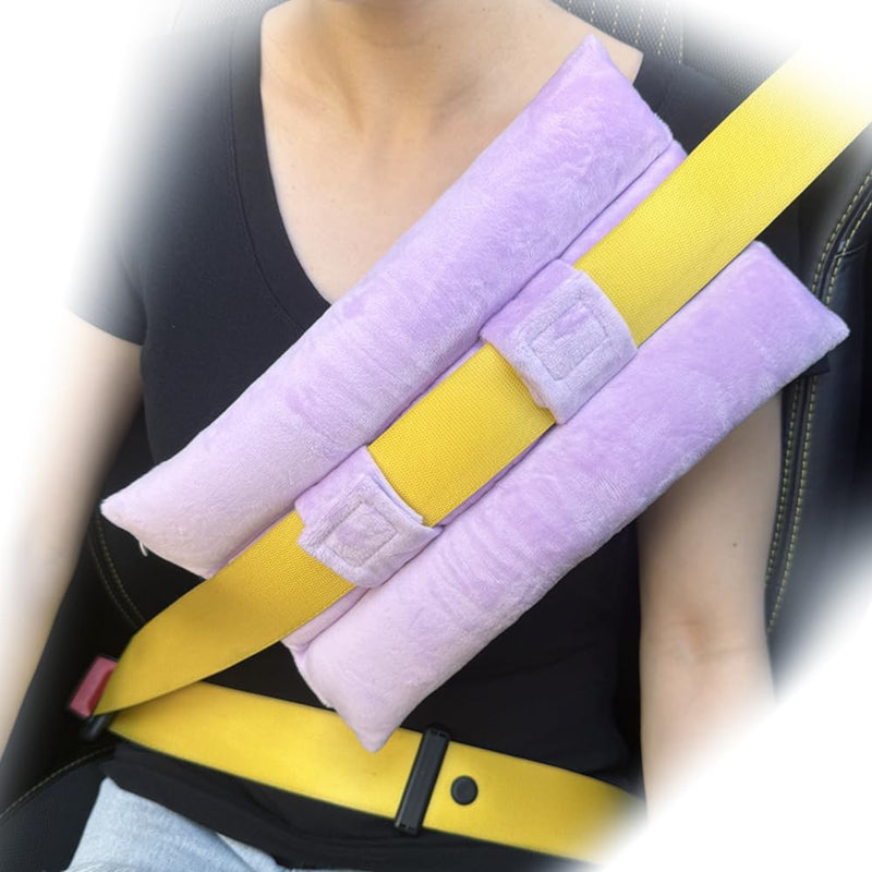Seat Belt Pillow Post Surgery - Adjustable Car Seatbelt Pillow with Memory Foam - Universal Seatbelt Cushion Pillows for C-Section Recovery Must Haves - Mastectomy Hysterectomy Chemo Port Pillows Pink