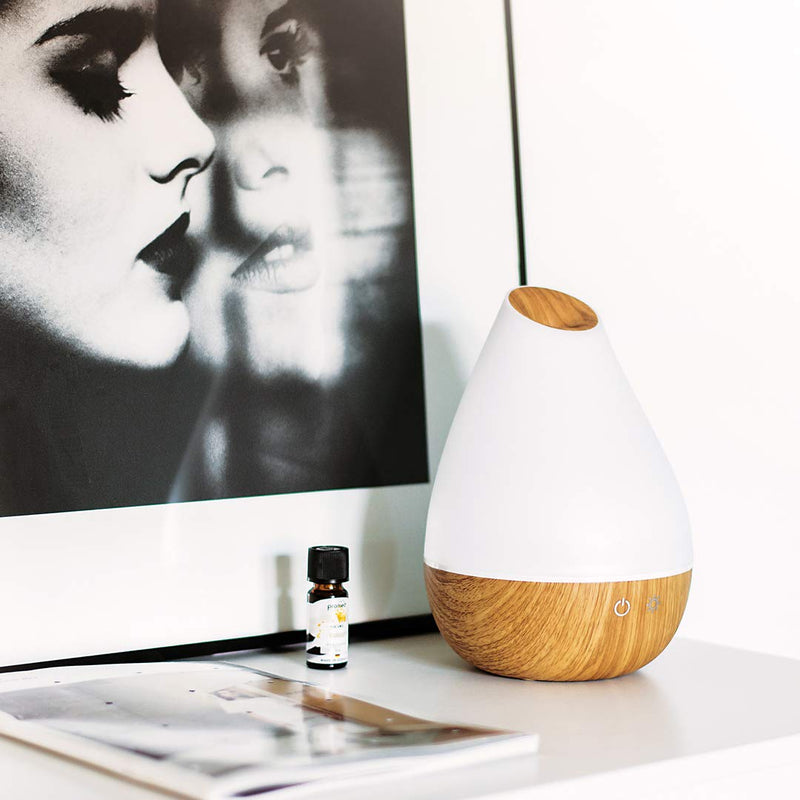[Australia] - Promed Al-1300 Ws Aroma Diffuser 1300 ml, Ultrasonic Humidifier 1.3 Liters, Humidifier, Room Humidifier, Electric Fragrance Lamp Wooden Design with 7 Colors LED Light, Aroma Diffuser, Aromatherapy 