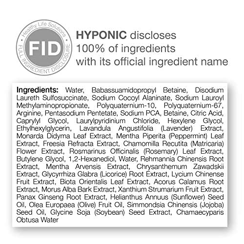 HYPONIC Hypoallergenic Premium Dog Shampoo - Deodorizing, Sensitive Skin, Detangling (All Breeds_unscented (10.1 oz)) All Breeds_unscented (10.1 oz) - PawsPlanet Australia