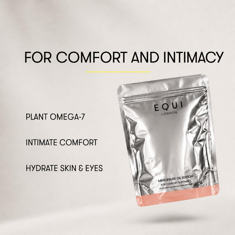 Equi Menopause Oil Edition | Sea Buckthorn Omega-7 Capsules | Vegan Women’s Supplement | Midlife Nutrition for Hydration, Comfort, Balance | Plant Fatty Acid Formula | Daily Wellness Support | 30 Day