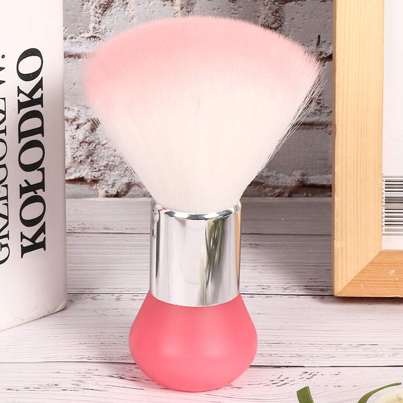 Yosoo Health Gear Neck Duster Brush, Hair Brush for Barber Shop, Premium Nylon ABS Material, Pink