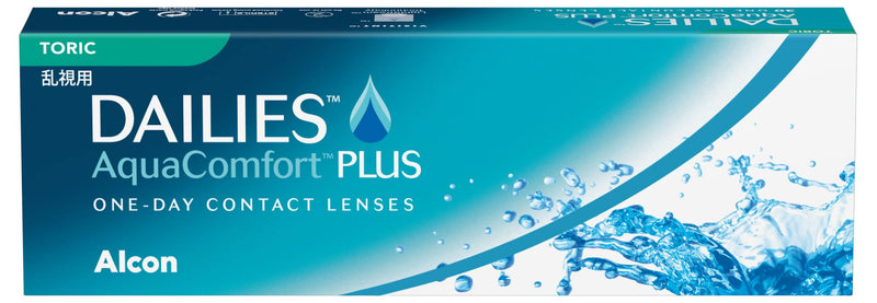 [Australia] - Dailies AquaComfort Plus Toric daily lenses soft, 30 pieces, BC 8.8 mm, DIA 14.4 mm, CYL -0.75, AXIS 80, -1.75 diopters 8.8 millimeters 14.4 millimeters 