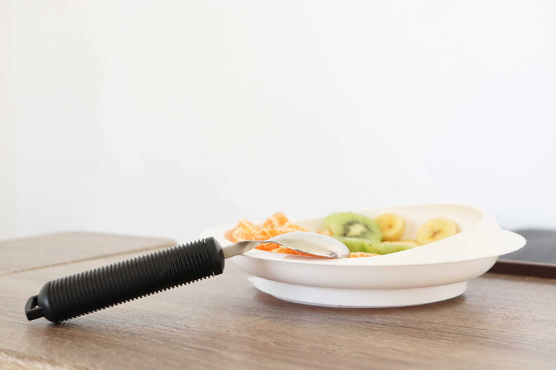 [Australia] - KMINA - Bilateral Adaptive Spoons for Disabled Adults (Adjustable Angle), Bendable, Medical, Curved Arthritic Hands Spoon 