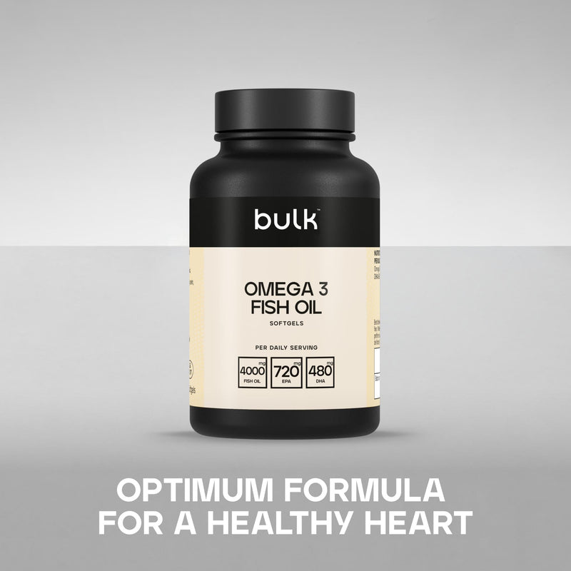 Bulk Omega 3 Fish Oil 2000mg | High Strength Softgels | 270 Capsules | 4.5 Month Supply | 720mg EPA & 480mg DHA per Daily Dose | Supports Normal Heart Function | Odourless & Refined 270 count (Pack of 1)
