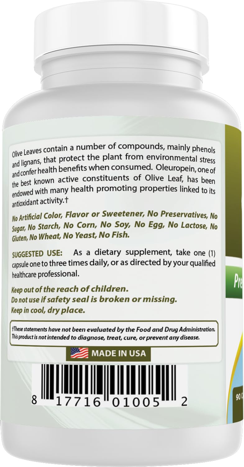 [Australia] - Best Naturals Olive Leaf Extract, 700 Mg, 90 Count 90 Count (Pack of 1) 