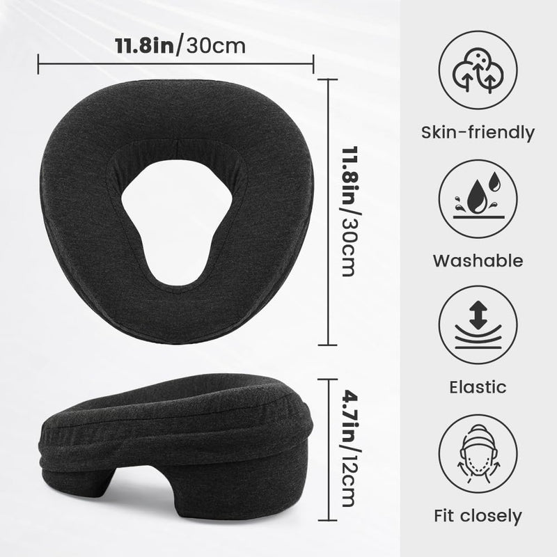 [Australia] - Face Down Pillow - Post Surgery Recovery Pillow for BBL, Post Eye Surgery & Vitrectomy Grey 