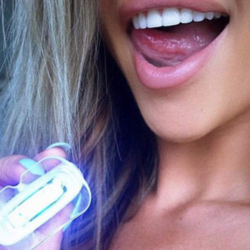 [Australia] - Teeth Whitening Accelerator Light, 5X More Powerful Blue LED Whiten Teeth Faster with Teeth Whitener Pen or Strips. Replacement Light Only 