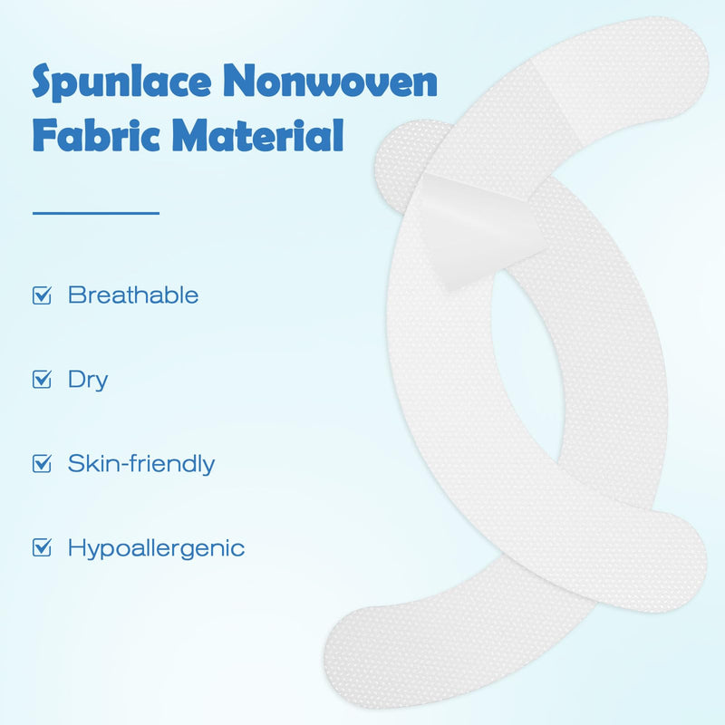 Tape Strips for Stoma Bags, 60pcs Ostomy Barrier Tape Strips for Stoma Bags, Breathable & Skin-Friendly Extenders Skin Barrier Tape - Stoma Care Product for Colostomy, Urostomy, Ileostomy Supplies
