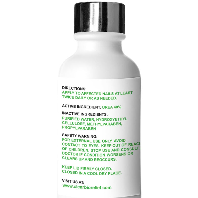 Urea Nail Gel - Softens Cracked Heel Calluses & Thick Toenails (Urea 40%) | Urea Nail gel to Repairs Damaged, Yellow, Discolored Nails – Highly Effective & Quick-Dry Fingernails & Toenail Treatment Green