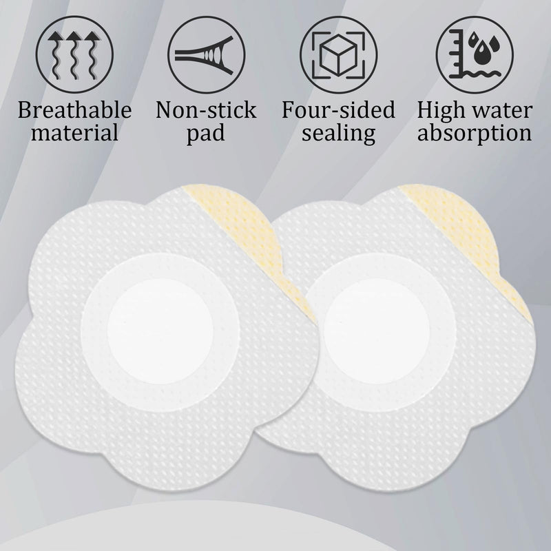 [Australia] - 30 Pcs Disposable Castor Oil Pack Wrap Belly Button Self-Adhesive Castor Belly Button Wrap Pads Highly Absorbent Spunlace Cloth Organic Cover Compress Patches Oil Not Included No Wash 2.24'' 30 