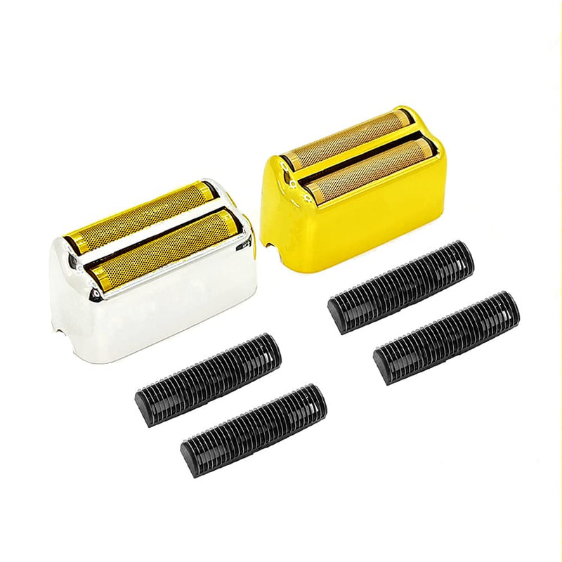 P4L FXRF2 Replacemnet Foil and Cutter fit for Babyliss PRO Barberology FXFS2 (FOILFX 02) ,Generic Shaver Head for Babylisspro Replacement Blade,Babyliss Foil Shaver Replacement Part (Silver) Silver