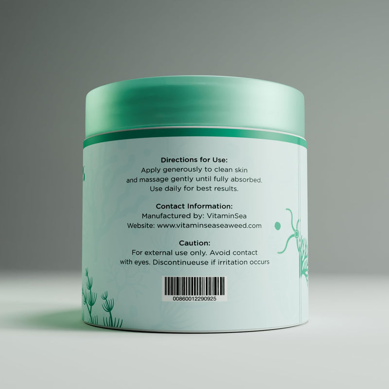 VITAMINSEA Rejuvensea Seaweed Body Lotion, Triple Blend Maine Seaweed - Nourishing Moisturizers For All Type Skin with Vitamin E, Aloe Vera and Shea Butter, Made from Maine Coast Seaweed - 4 oz