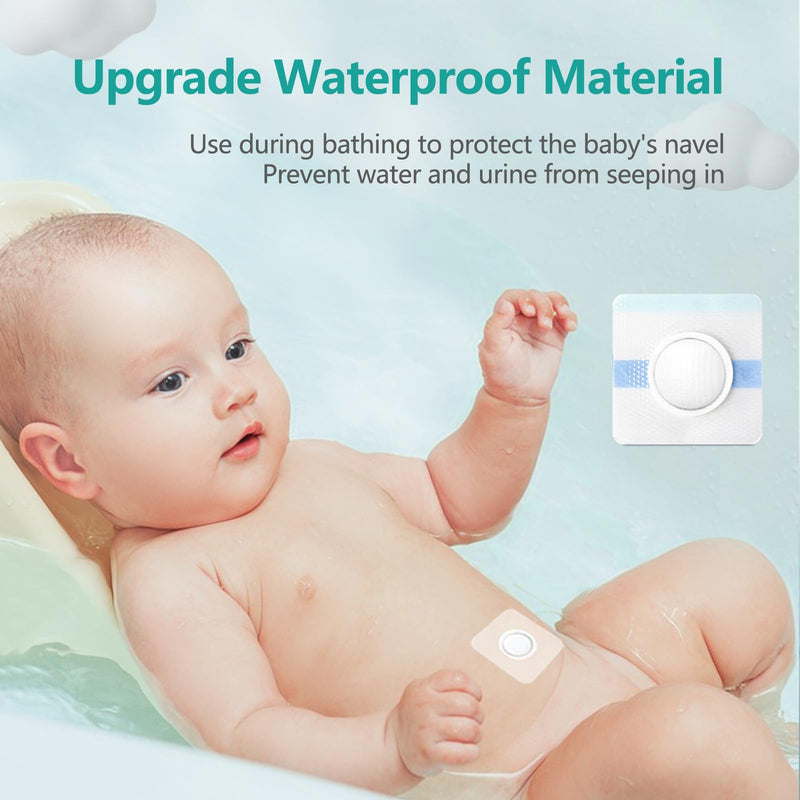 [Australia] - Baby Belly Navel Patches, Belly Button Shaper with Cotton Pads, Baby Umbilical Hernia Patch Waterproof, Infant Essentials Must Haves (7 PCS 10 * 10CM) 7PCS 