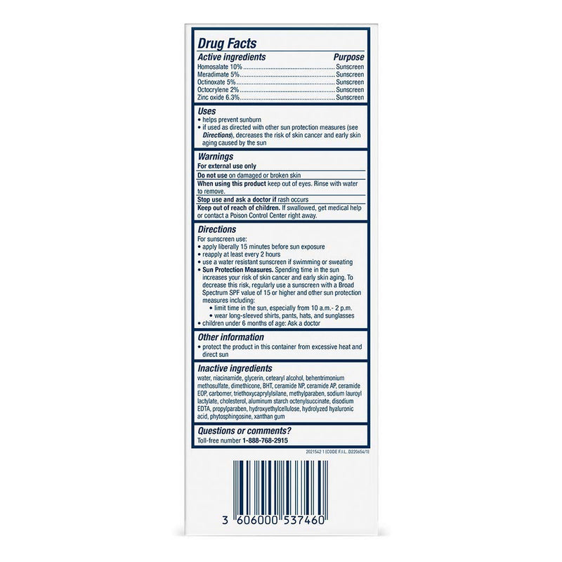 CeraVe AM Facial Moisturizing Lotion with SPF 30 | Oil-Free Face Moisturizer with SPF | Formulated with Hyaluronic Acid, Niacinamide & Ceramides | Non-Comedogenic | Broad Spectrum Sunscreen | 3 Ounce 3 Fl Oz (Pack of 1)