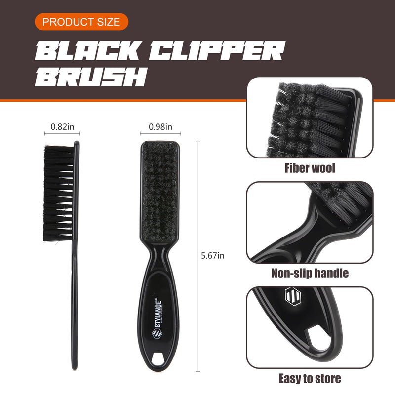9 Pcs Barber Clipper Cleaning Brush, Barber Clipper & Accessories Cleaning Supplies, For Trimmer, Blade, Manicure Nylon Brush, Hair Styling Tool