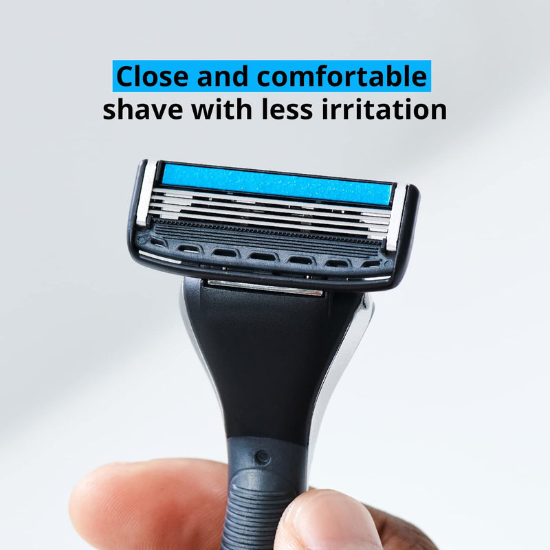 [Australia] - Dorco Pace 4 Pro - Four Blade Razor Shaving System - 2 Replacement Handles (Handles Only) 