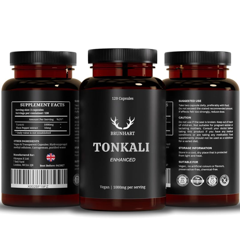 Double Strength T-Power Supplement 120 Capsules, 1000mg for Men, Muscle Growth, Gym, Strength, Energy, 500mg per Capsule, 60 Day Supply, All-Natural Ingredients