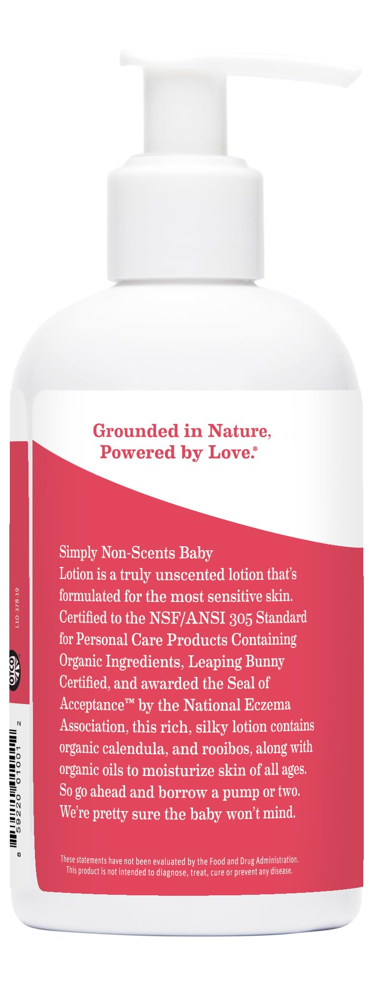 Earth Mama Simply Non-Scents Baby Lotion for Dry Skin - Calendula Cream for Newborn Skin Care - 8 oz - Fragrance Free - Infant Essentials Unscented 8 Fl Oz (Pack of 1)