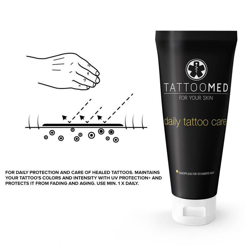 [Australia] - TattooMed Daily Tattoo Care - Aftercare For Vibrant Tattoos and UV Protection - (1 x 100ml) 