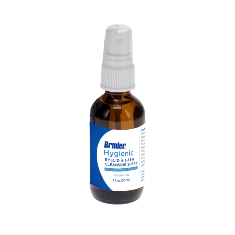 [Australia] - Bruder Hygienic Eyelid Solution Spray - Non-Irritating Pure Hypochlorous in Saline, Calm, Skincare, Daily Use Eyelid and Lash Cleanser, Eye Cleansing Spray (30mL) 30ml 